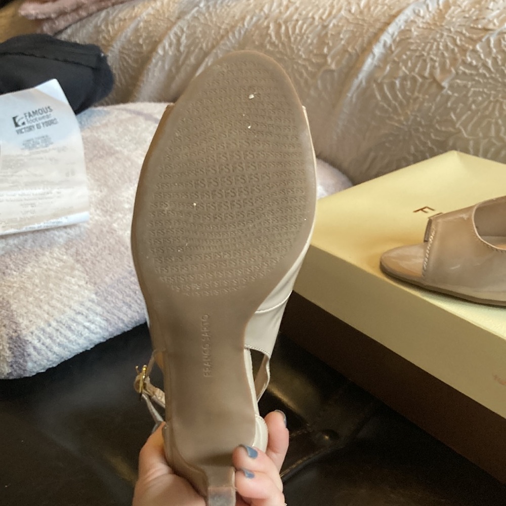 Womens franco sarto heeled dress shoe with ankle strap - Picture 5 of 5